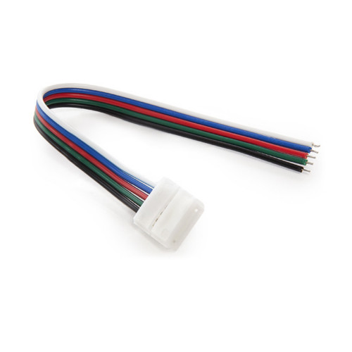 Betáp kábel (15cm) 5050 RGBW LED szalaghoz 12mm