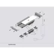 Topmet LED profil FLAT8 natur ALU 2 méteres H/UX