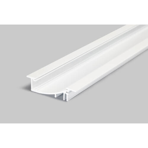 Topmet LED profil FLAT8 fehér 2 méteres