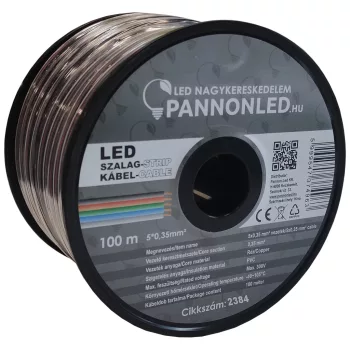   Öteres színes vezeték / 22AWG - 0,35 mm2 kábel RGBW LED szalag szereléshez