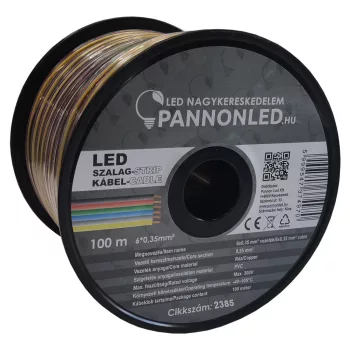   Hateres színes vezeték / 0,35 mm2 kábel RGBCCT LED szalag szereléshez