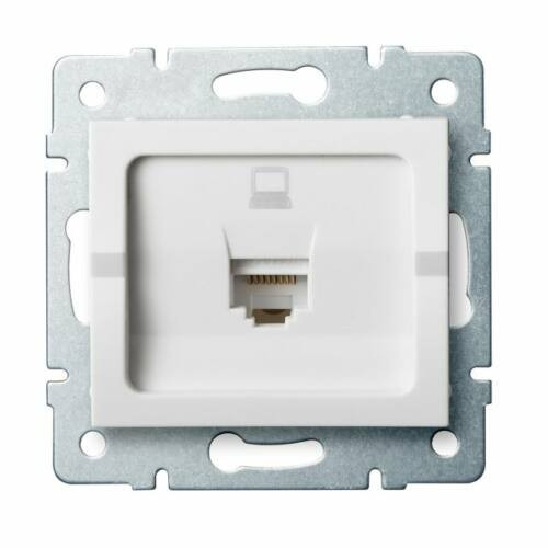 Kanlux LOGI Adatcsatlakozó aljzat (RJ45 Cat 5e Jack) fehér