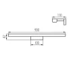 Kanlux ASTEN IP44 15 Watt-NW-B lámpa