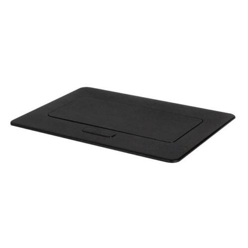 Kanlux BIURO POP-UP fém asztali doboz, 2x M45 fekete