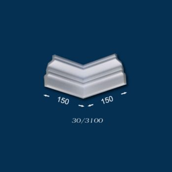 Sarok díszléc Szentes 30 belső sarokelem