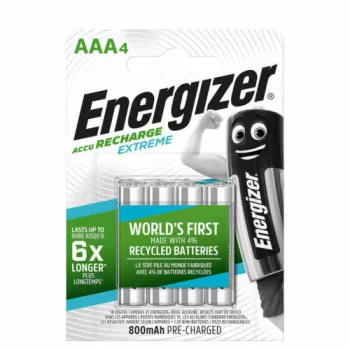   Energizer Akkumulátor Extreme R2U Mikro 800mAh AAA Csomag tartalma: 4 db
