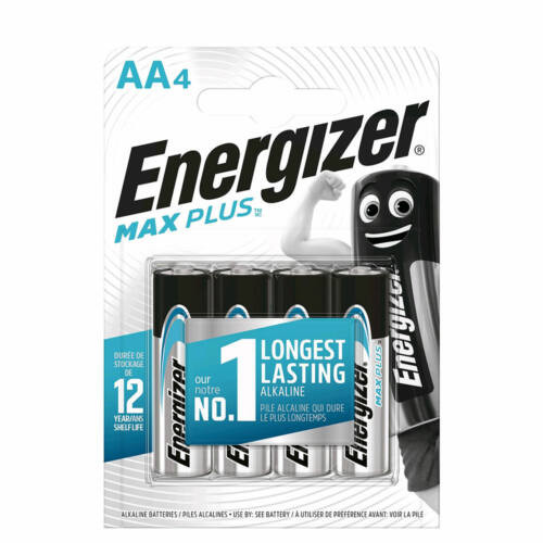 Energizer Max Plus Alkáli Ceruza Elem AA Csomag tartama: 4 db
