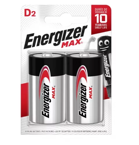 Energizer Max Alkáli Góliát Elem D Csomag tartalma: 2 db