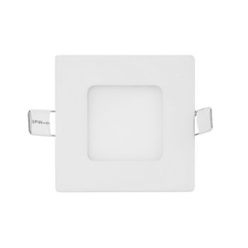   Mini LED panel 3 Watt négyzet, süllyeszthető Napfény fehér