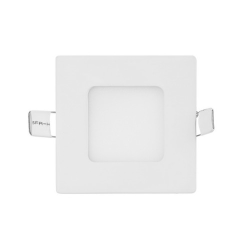 Mini LED panel 3 Watt négyzet, süllyeszthető Napfény fehér