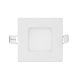 Mini LED panel 3 Watt négyzet, süllyeszthető Napfény fehér