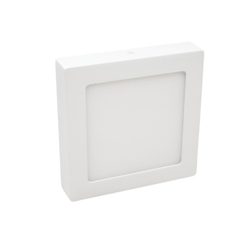 Mini LED panel 12 Watt négyzet alakú, falon kívüli Napfény fehér
