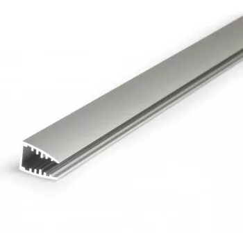   Topmet LED profil MIKRO10 6mm-es üveg élvilágításra eloxált GEN2