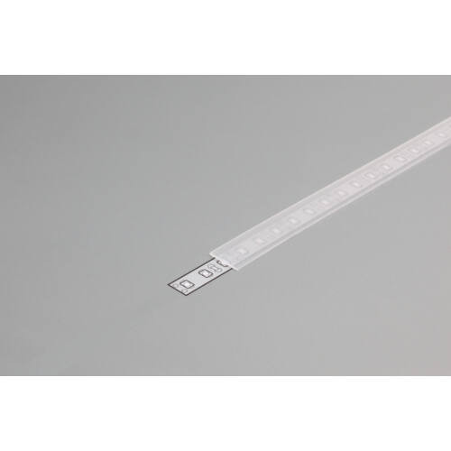Topmet LED profil fedél  "J" matt átlátszó 2 méteres