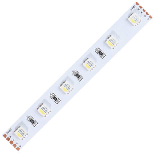 LED szalag beltéri 24V, 17W, 60LED, RGBW- Meleg fehér