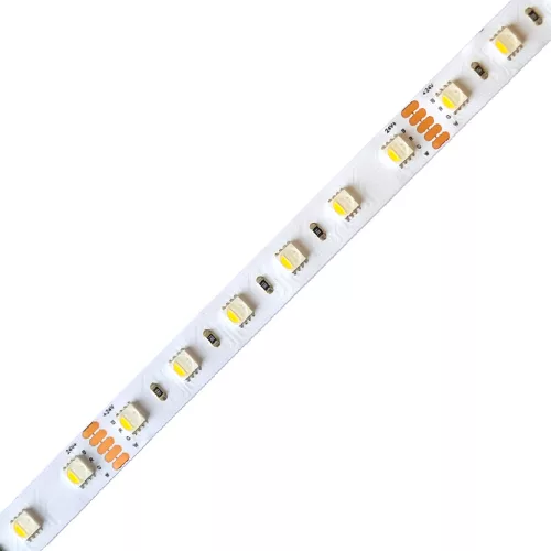 LED szalag beltéri 24V, 17W, 60LED, RGBW- Napfény fehér