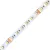 LED szalag beltéri 24V, 17W, 60LED, RGBW- Napfény fehér