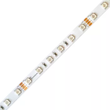 LED szalag beltéri 24V, 14,4W, 60LED, RGB színváltós
