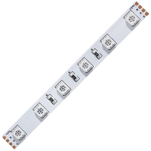 LED szalag beltéri 24V, 14,4W, 60LED, RGB színváltós