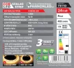 LED Szalag beltéri 24V, 4 Watt, 4 mm COB/480 LED, ~400 Lumen, 6000-6500K (hideg fehér)