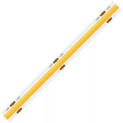 LED Szalag beltéri 24V, 4 Watt, 8 mm COB/320 LED, ~360 Lumen, 4000-4500K (napfény fehér)