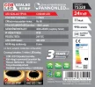 LED Szalag beltéri 24V, 11 Watt, 8 mm COB/480 LED, ~990 Lumen, 4000-4500K (napfény fehér)