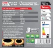 LED Szalag beltéri 24V, 14 Watt, 10 mm COB/768 LED, RGB