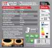 LED Szalag beltéri 24V, 15 Watt, 10 mmCOB/512 LED, ~1500 Lumen, 6000-6500K (hideg fehér)
