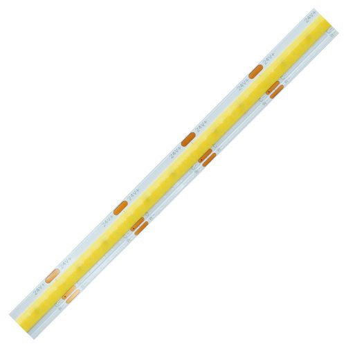 LED Szalag beltéri 24V, 7+7 Watt, 10 mmCOB/608 LED, ~650+650 Lumen, WW (3000K) + CW (6500K)