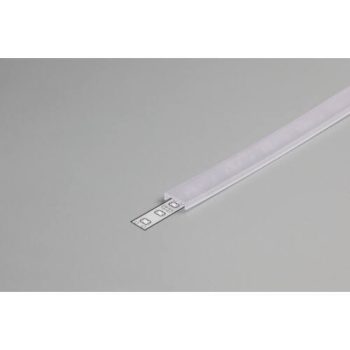   Topmet LED profil fedél  "C" klikk víztiszta 2 méteres