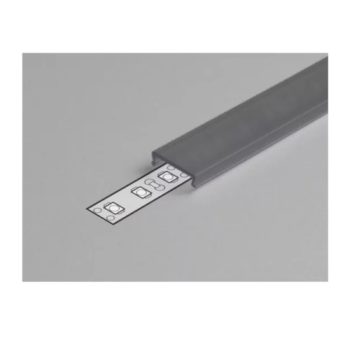   Topmet LED profil fedél  "C" klikk  fekete 2 méteres