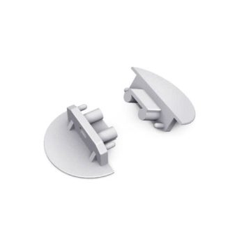 Topmet LED profil GROOVE10 végzáró ezüst fúrt