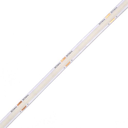 SOB LED Szalag 24V/24W/2400 lumen/Hideg fehér/6000K/10 mm/304 LED/90 CRI