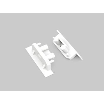   Topmet LED profil GROOVE10 végzáró fehér fúrt gen2 SQ szögletes