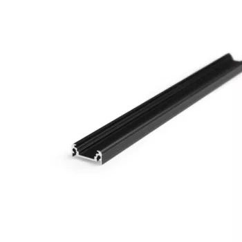 Topmet LED profil SURFACE10 fekete 2 méteres BC/UX