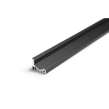 Topmet LED profil CORNER10 fekete 2 méteres BC/UX