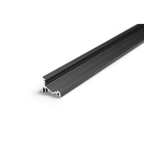 Topmet LED profil CORNER10 fekete 2 méteres