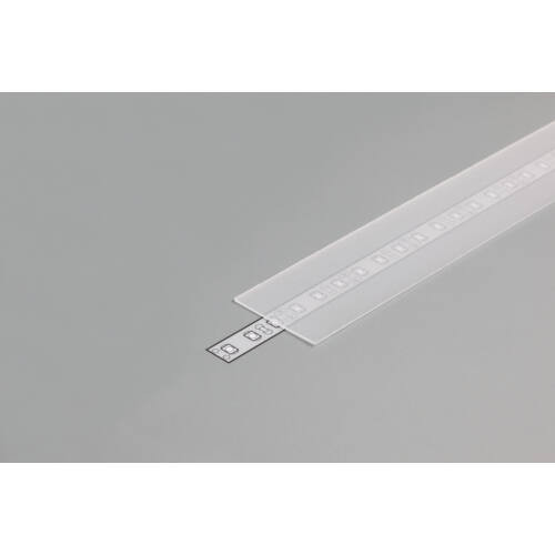 Topmet LED profil fedél  "G" matt átlátszó 2 méteres
