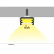 Topmet LED profil SLIM8 natur ALU 2 méteres AC2/Z