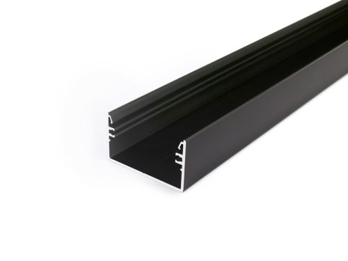 Topmet LED profil LOWI falon kívüli fekete C10