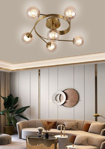 UNIVERSO Mennyezeti lámpa 6xG9 IP20 760x660mm arany