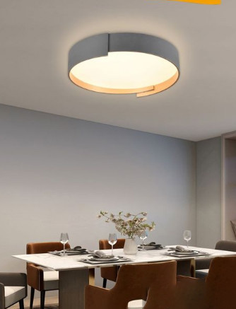 UNIVERSO Mennyezeti lámpa 46w 3680lm 3000k 495x100mm szürke/arany