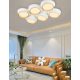 UNIVERSO Mennyezeti lámpa 120w 9600lm 3000k 860x570x130mm fehér/arany