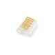 COB LED Szalag átlátszó betápcsatlakozó 12 mm 6 pin szalag+vezeték