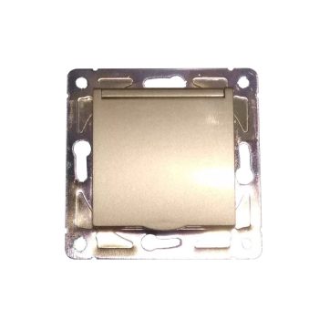   ELDLUX ELDGROUND 2P+F konnektor gyerekvédelemmel csapfedéllel arany csavaros