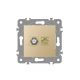 ELDLUX ELDGROUND SAT (13db) + RJ45 Cat.5e UTP aljzat arany