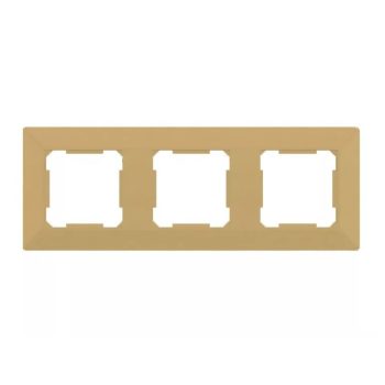 ELDLUX ELDGROUND hármas műanyag keret arany