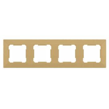 ELDLUX ELDGROUND négyes műanyag keret arany