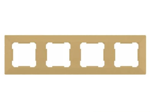 ELDLUX ELDGROUND négyes műanyag keret arany