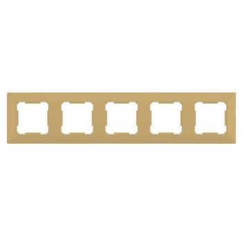 ELDLUX ELDGROUND ötös műanyag keret arany